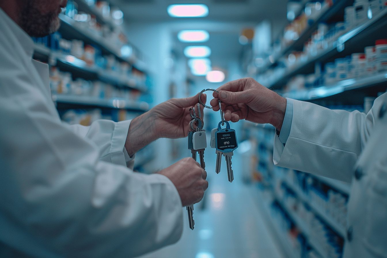 Comment se déroule la passation entre deux pharmacies de garde ?