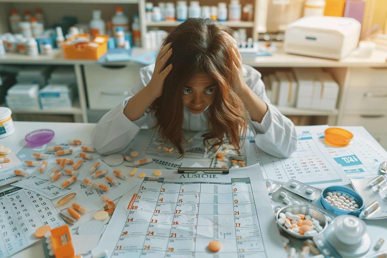 Combien de temps dure le séquestre du prix pour une pharmacie ?