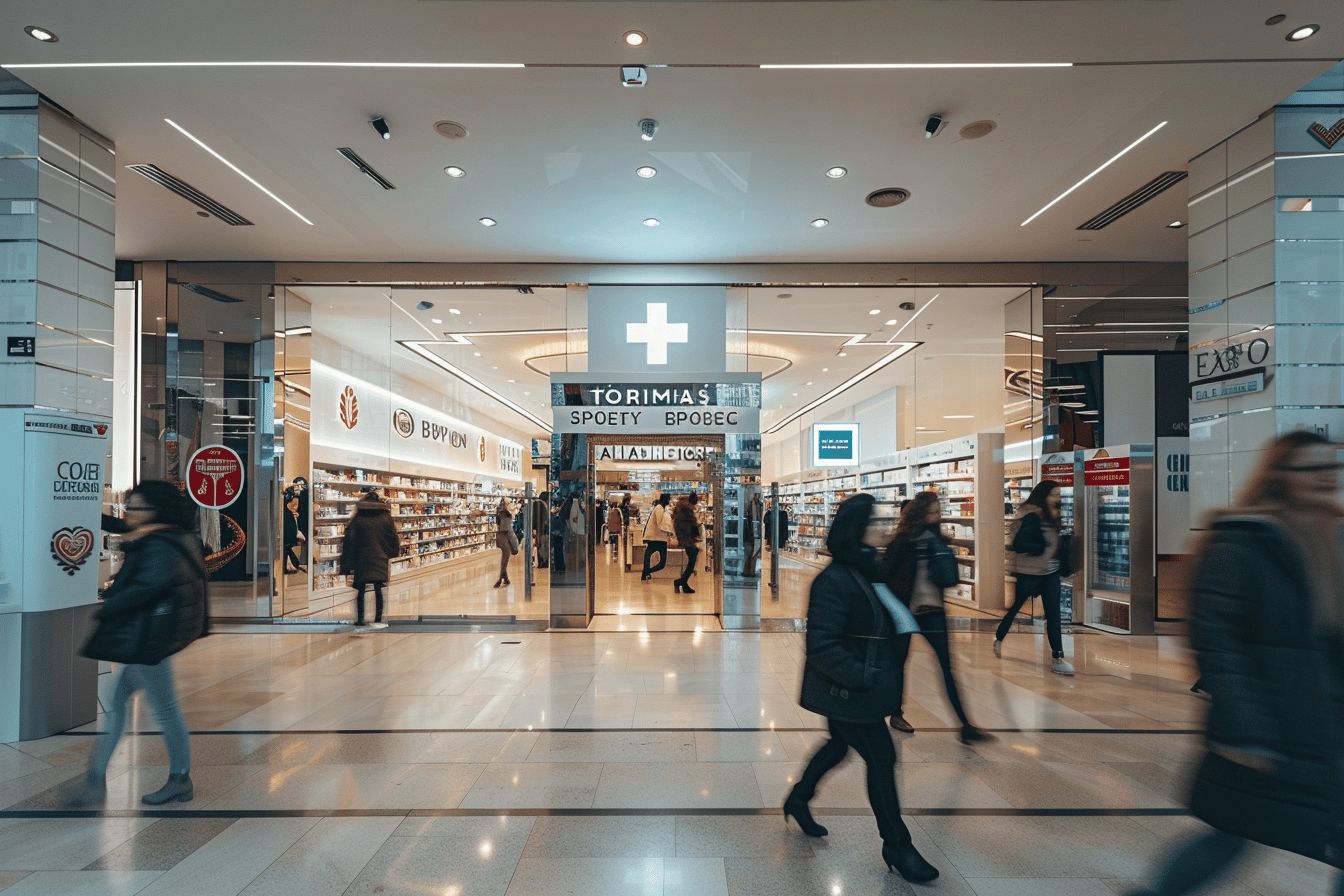 Les pharmacies situées dans des centres commerciaux sont-elles mieux valorisées ?